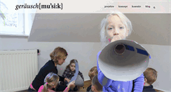 Desktop Screenshot of geraeuschmusik.com
